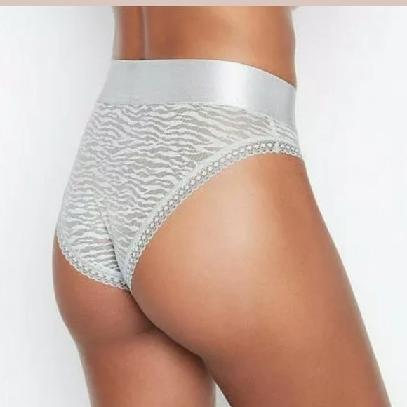 NWT VS Bundle Lace High Leg Panty Sz L - Picture 5 of 6